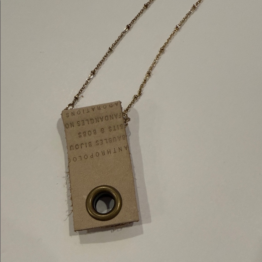 NWT Anthropologie Iridescent Pendant Necklace - Picture 3 of 10